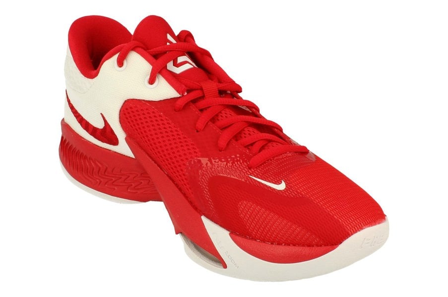 Nike Zoom Freak 4 Tb Promo Mens Basketball Trainers Dx6652  602 - University Red White 602 - Photo 3