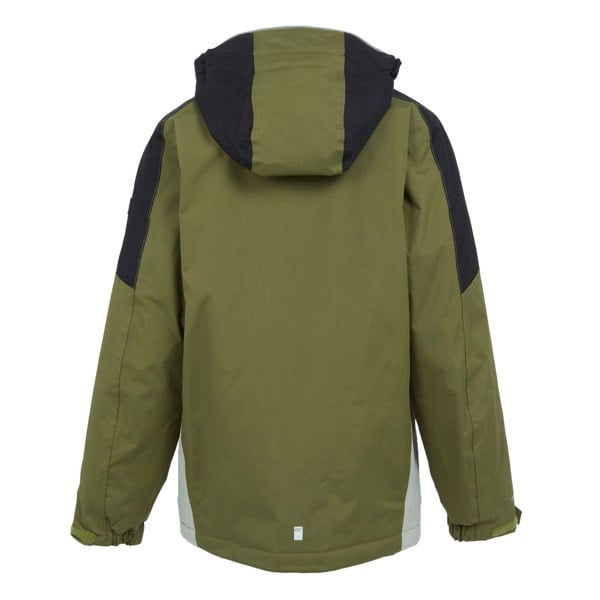 Regatta Boy's Hurdle V Waterproof Jacket - Nephrite Green/Black