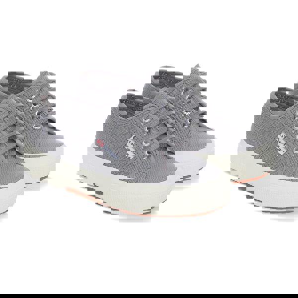 Superga Childrens/Kids 2750 Jcot Leather Trainers - Grey Bluish/Avorio