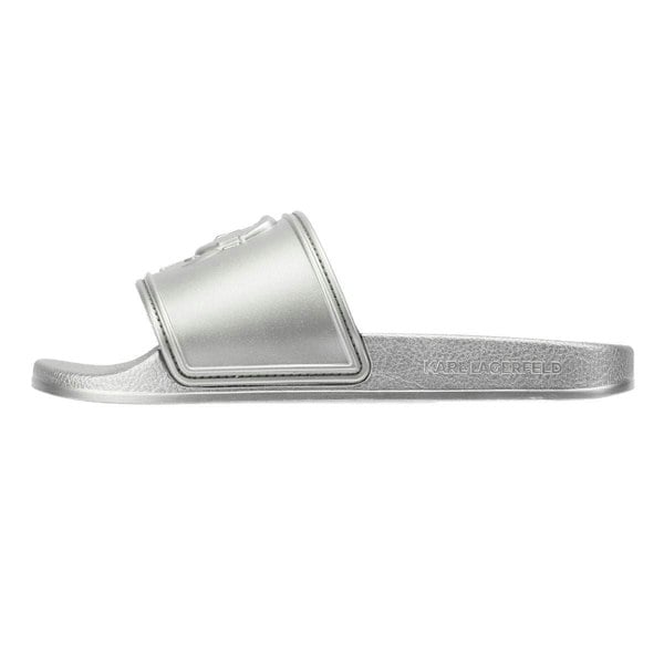 Karl Lagerfeld Kondo 2.0 Karl NFT Women's Slides - Silver