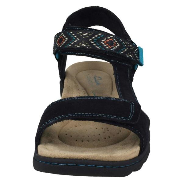 Clarks Ladies Clarks Aztec Detailed Strappy Sandals Amanda Step