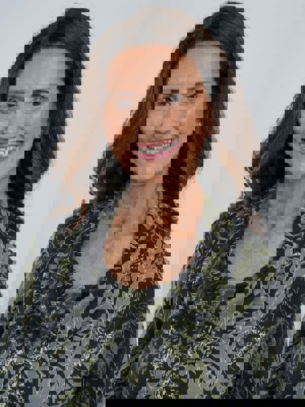 TIGI-Wear Dark Jungle Leaf Print Top