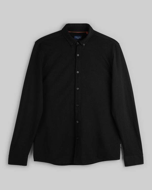 Steel & Jelly Pique Jersey Long Sleeve Shirt