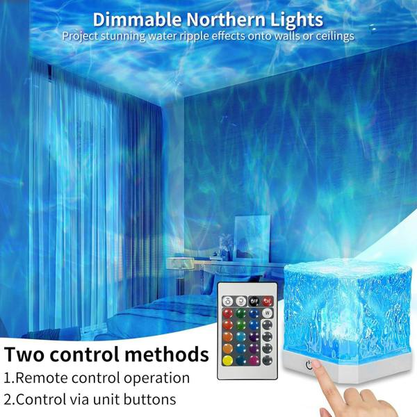Dyzi 16 Colour Northern Light Projection Night Light With Remote