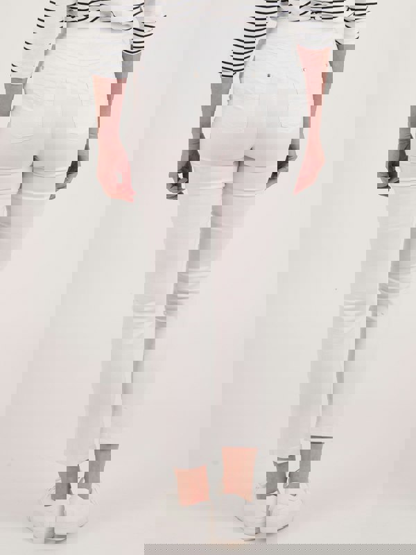 PennyPlain Pull On Jeans - White