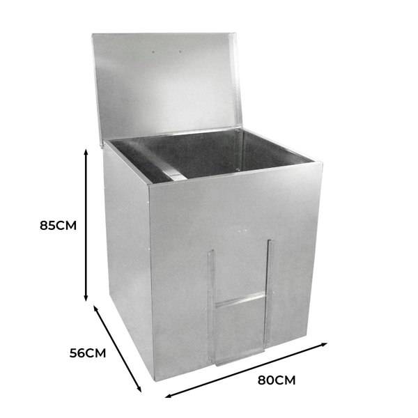 Monstershop Galvanised Coal Bunker - 250kg