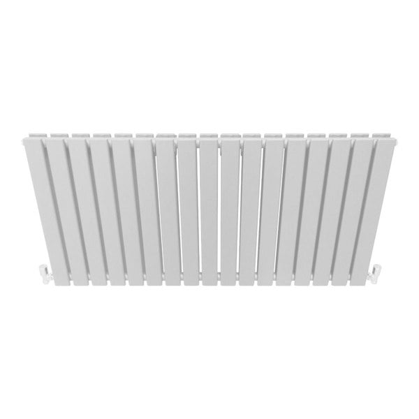 Designer Flat Panel Radiator - Gloss White (600mm x 1190mm)