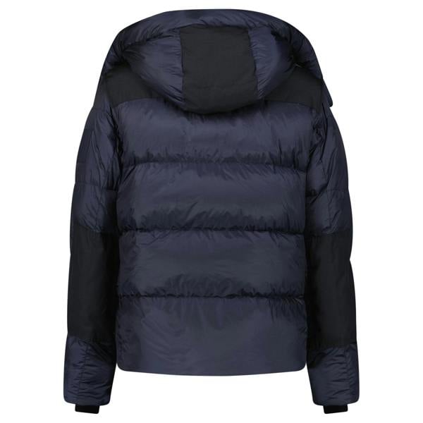 Burberry 'Leeds' Detachable Sleeve Hooded Down Jacket Navy - chancefashionco