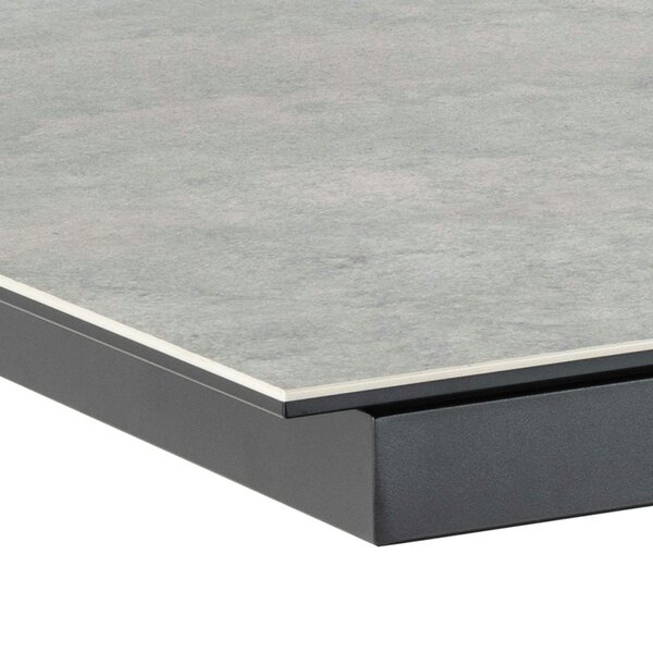 Wyld Haus Perth 200cm Rusty Brown Ceramic Extendable Dining Table Industrial Black Metal Legs