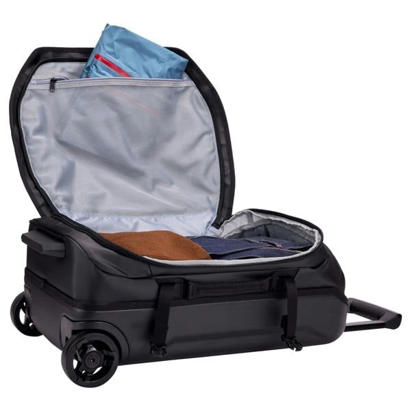 Thule Chasm Carry On Wheeled Duffel 40L Black Travel Luggage Bag Cabin Suitcase