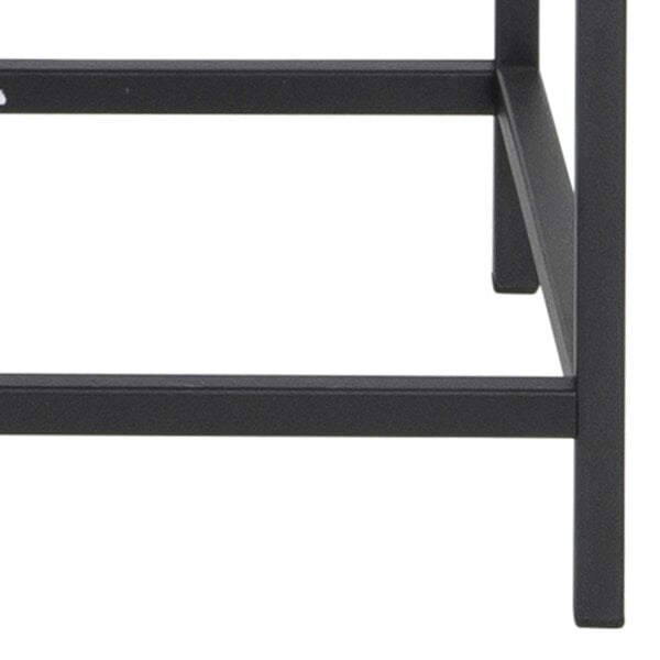 Wyld Haus Taipei Black Metal 2 Glass Door Display Bookcase Cabinet