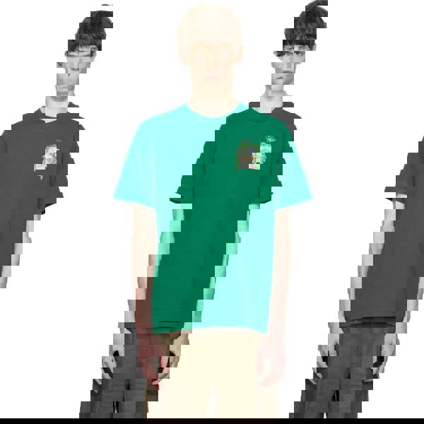 Casablanca Printed T-Shirt L'Arch De Tennis Green T-Shirt