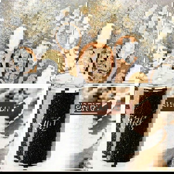 smartbies Luxury Crystal Tea, Coffee & Sugar Canister Set