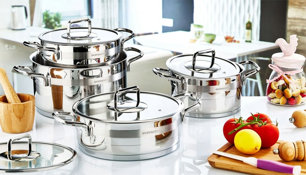 Rozi Safir Collection Stainless Steel Casserole