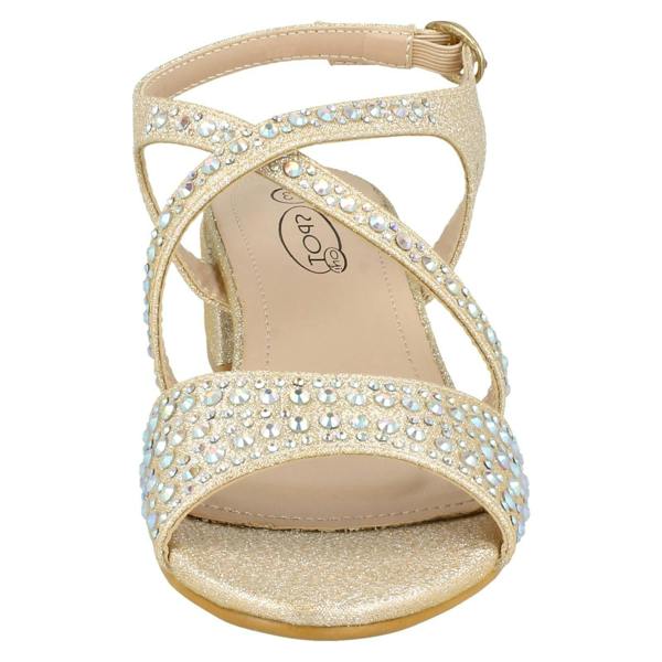 Spot On Girls Spot On Mid Heel Mule Sandals H1105