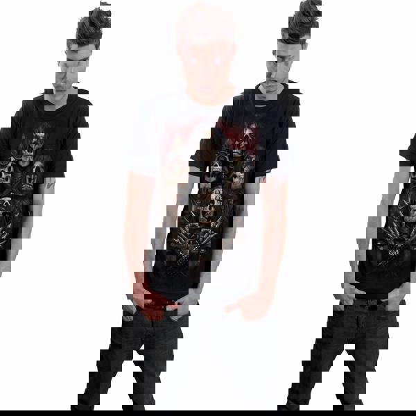 Spiral Direct FACES OF GOTH - T-Shirt Black