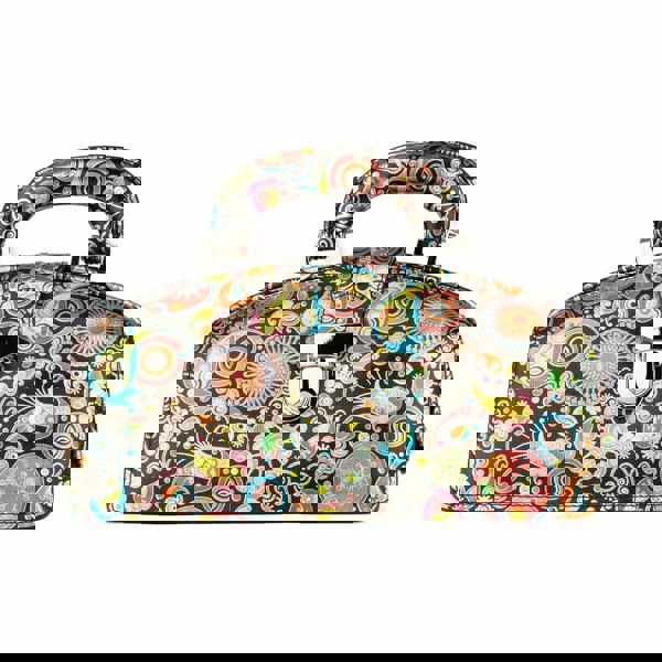 Embassy London Gazelle - Navy & Pink - Women’s leather top handle & crossbody bag