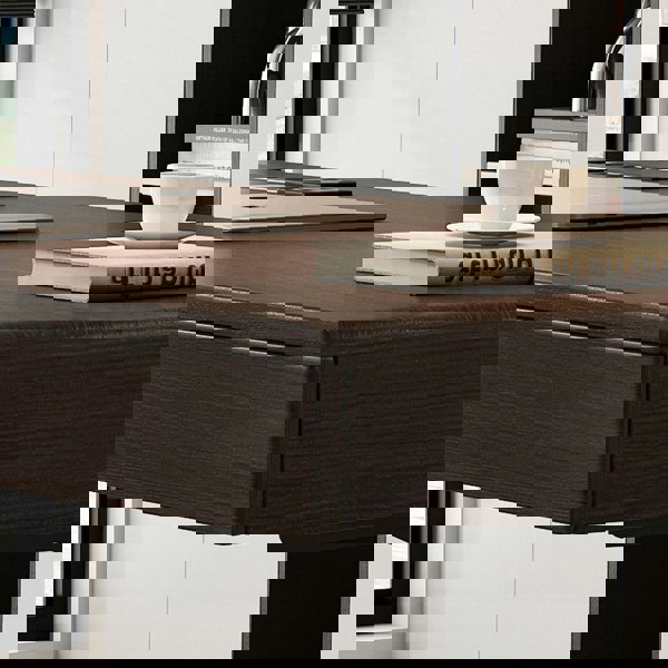 Moreno Electric Standing Office Desk With Storage, Solid Wood-Rit Concept-Rit Concept