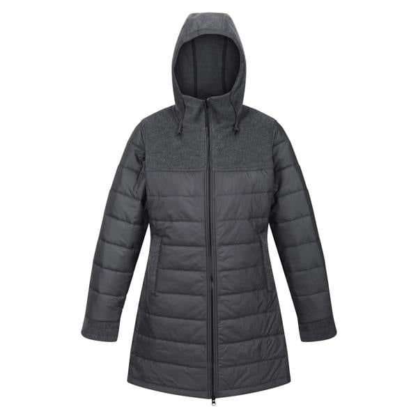 Regatta Womens/Ladies Melanite Baffled Padded Jacket - Seal Grey - 