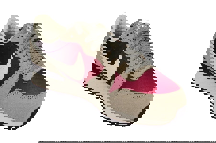 Nike Internationalist GS Trainers 814435  015 - Wolf Grey White Purple Dynasty 015 - Photo 3