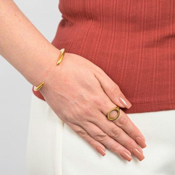 Paguro Furaha Recycled Brass Bangle