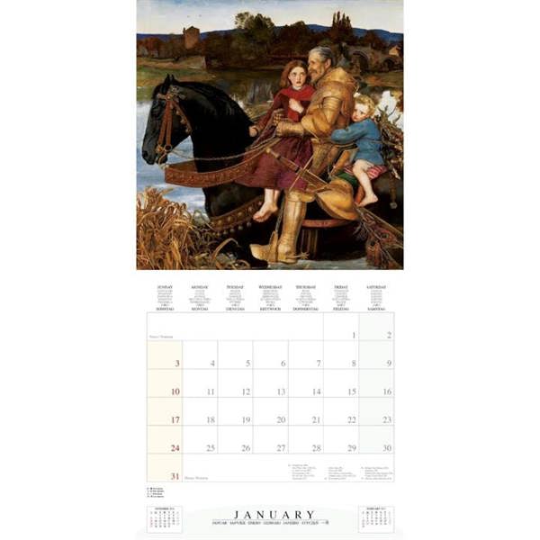 Pre-Raphaelites Calendar 2027, Wall Calendars, Month To View, Art, Gift
