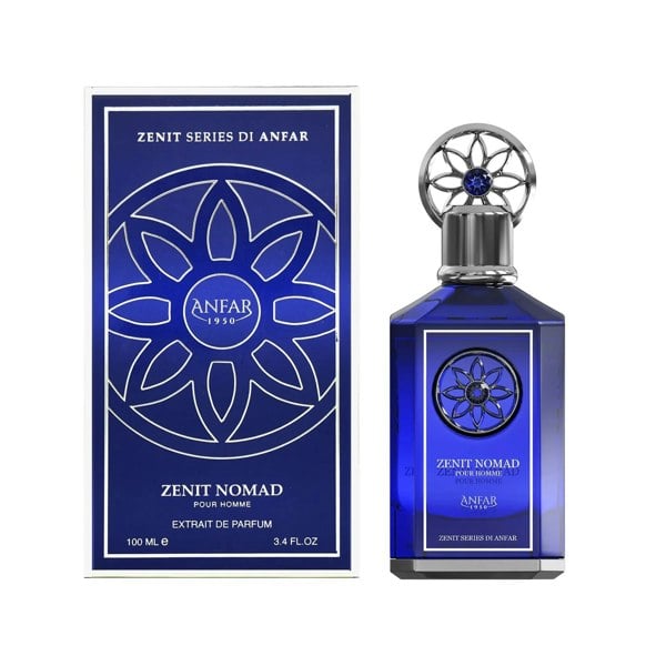 Anfar 1950 Zenit Nomad 100ml Extrait parfum with box front view