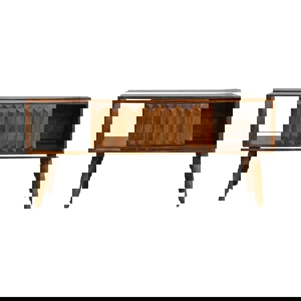 Artisan Furniture Solid Wood Chestnut Prism Sliding Media Unit