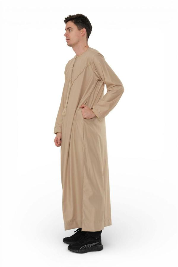 Infinity Leather Men's Ramadan Moroccan Jubba Robe Djellaba Eid Thobe - TT-007