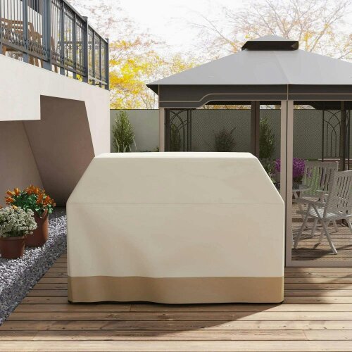 Bobobiy 71W x 188Lcm PU Coated Protective Grill Cover - Beige
