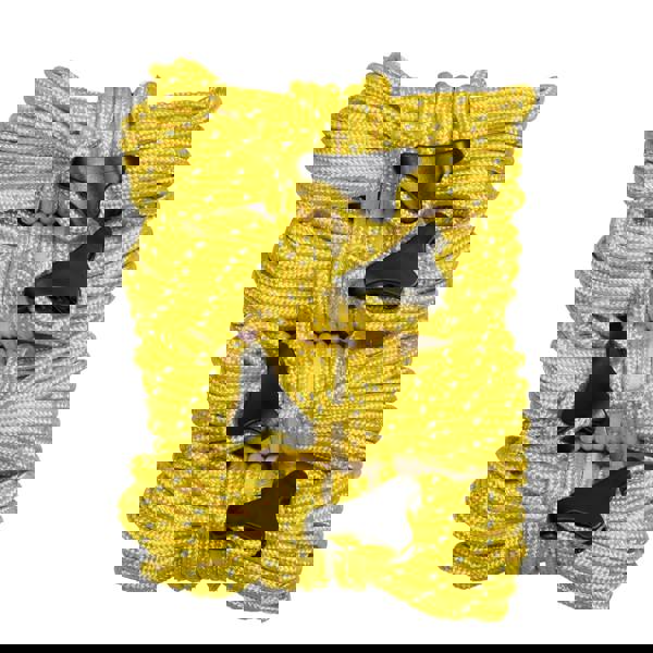 Trespass Garrow Guy Ropes & Tensioners (Pack of 4) - Yellow - 