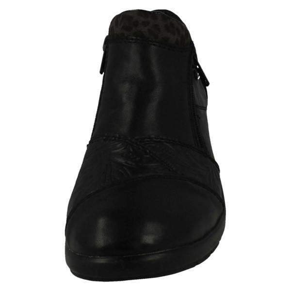 Rieker Ladies Rieker Dual Zip Fastening Ankle Boots L4881