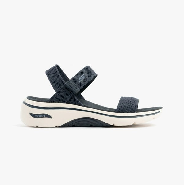 Skechers GO WALK ARCH FIT 2.0 SANDAL - ANNIE Womens Sandals Navy/Grey/Pink