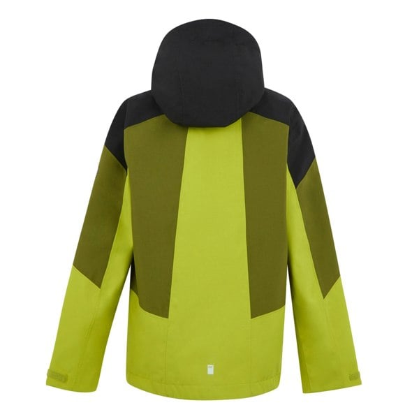 Regatta Childrens/Kids Highton VI Waterproof Jacket - Grenoble Green/Nephrite Green/Black/Wild Lime