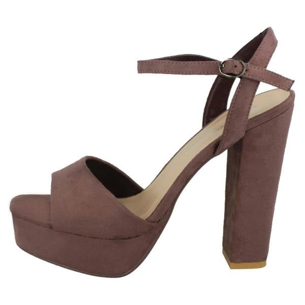 Anne Michelle Ladies Anne Michelle High Heel Platform Sandals
