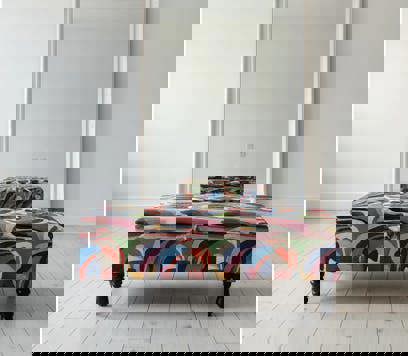 PREMIUM Multi Colour Ottoman Storage Bench coffee table - ISTOOLS