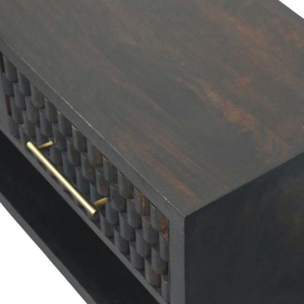 Artisan Furniture Solid Wood Cadiz Carved Shoe Storage Bench