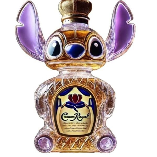 Leaper Funny Stitch Whiskey Cat Bottle
