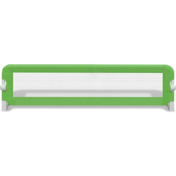 Berkfield Toddler Safety Bed Rail 2 pcs Green 150x42 cm