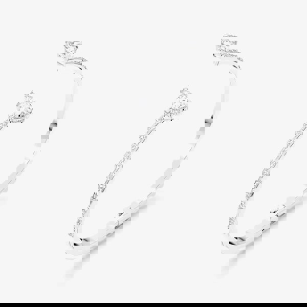 Swarovski Attract Soul White Crystal Heart Bangle 5518814 M