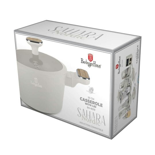Berlinger Haus BH8319 – Sahara Nordic Casserole with Lid 20 cm