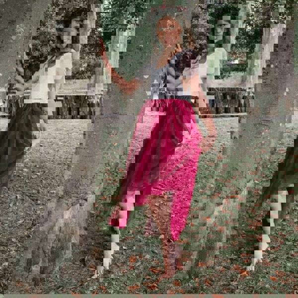 UK Flower Girl Boutique Bohemian Serendipity Dress - Wine