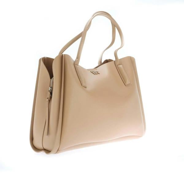 DKNY Josie Polyurethane Tote Bag - Brown - 