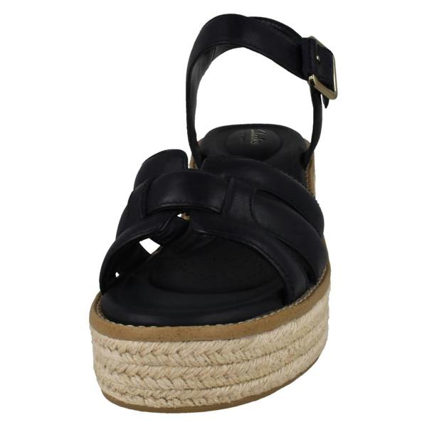 Clarks Ladies Clarks Platform Wedge Sandals Coledale Strap