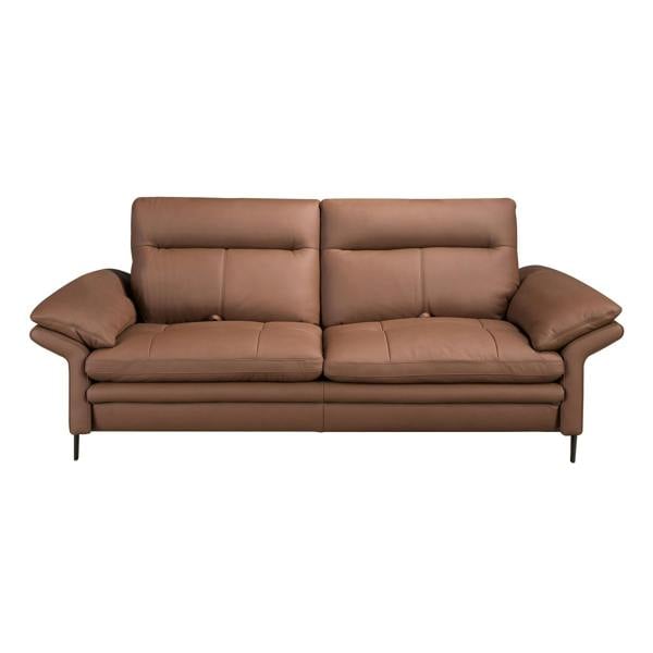 Angel Cerdá Brown leather sofa 6241/6242