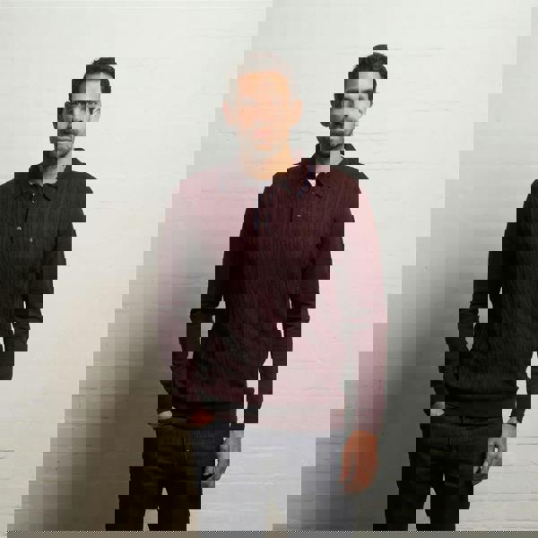 Gabicci G55K24 Merino Polo Neck Sweater Gabicci Classic MULBERRY