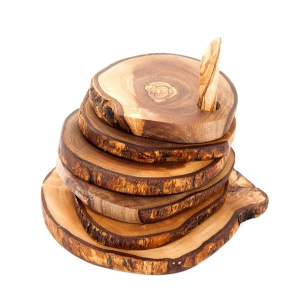 Verano Spanish Ceramics 6 Rustic Coasters