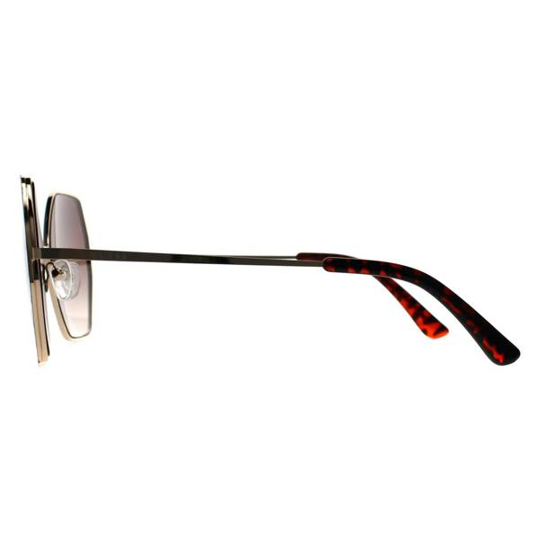 Guess Sunglasses GF0387 32F Gold Brown Brown Gradient