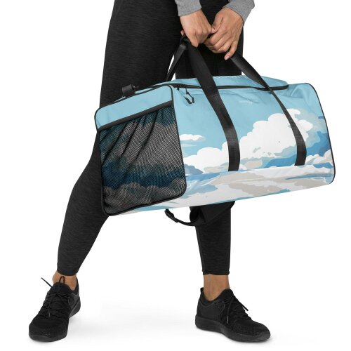Anchor & Crew Cloud Thoughts Pattern Weekender Duffle Bag