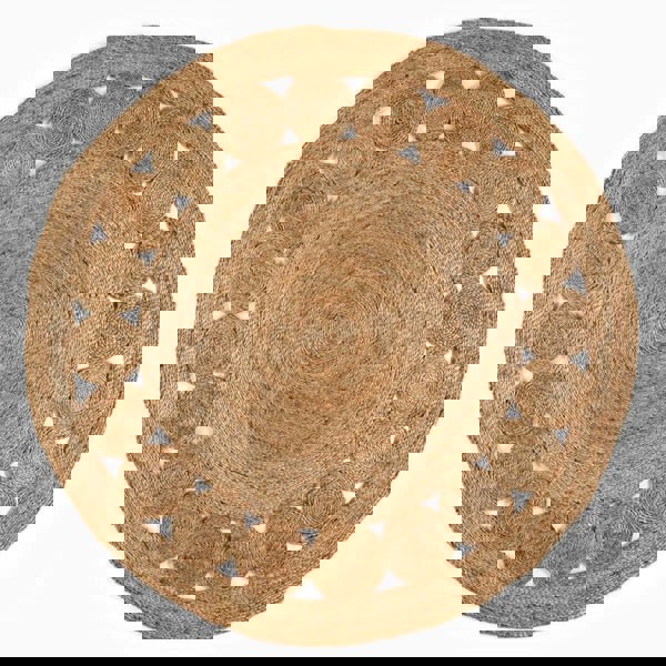 Nova Natural Circle Rug – Handwoven Round Jute Rug